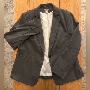 H&M Gray Tailored Blazer – Size L